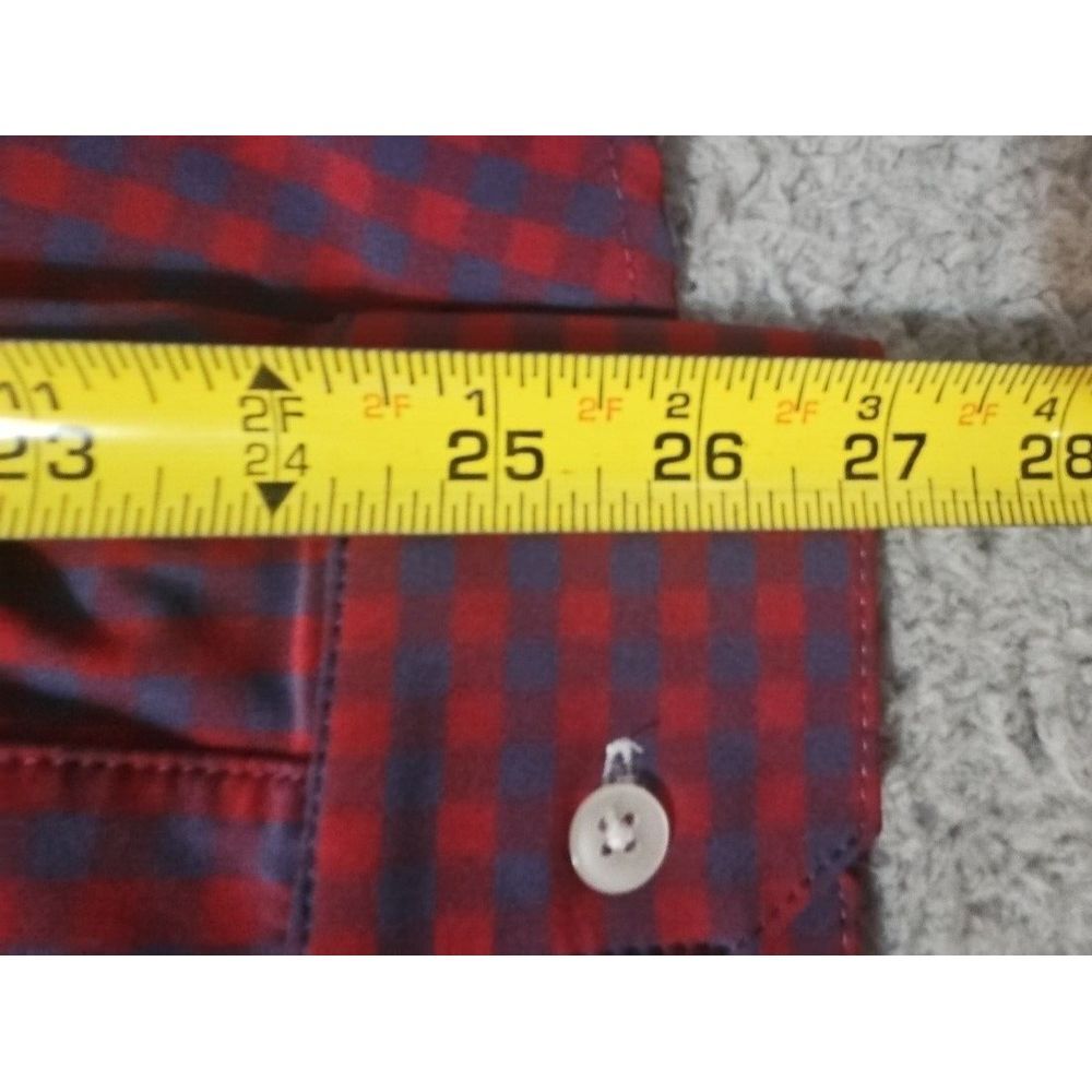 JJ Watt For‎ Mizzen+Main Men's XL Trim Fit Stretch Long Sleeve Button Shirt USA - Picture 7 of 7